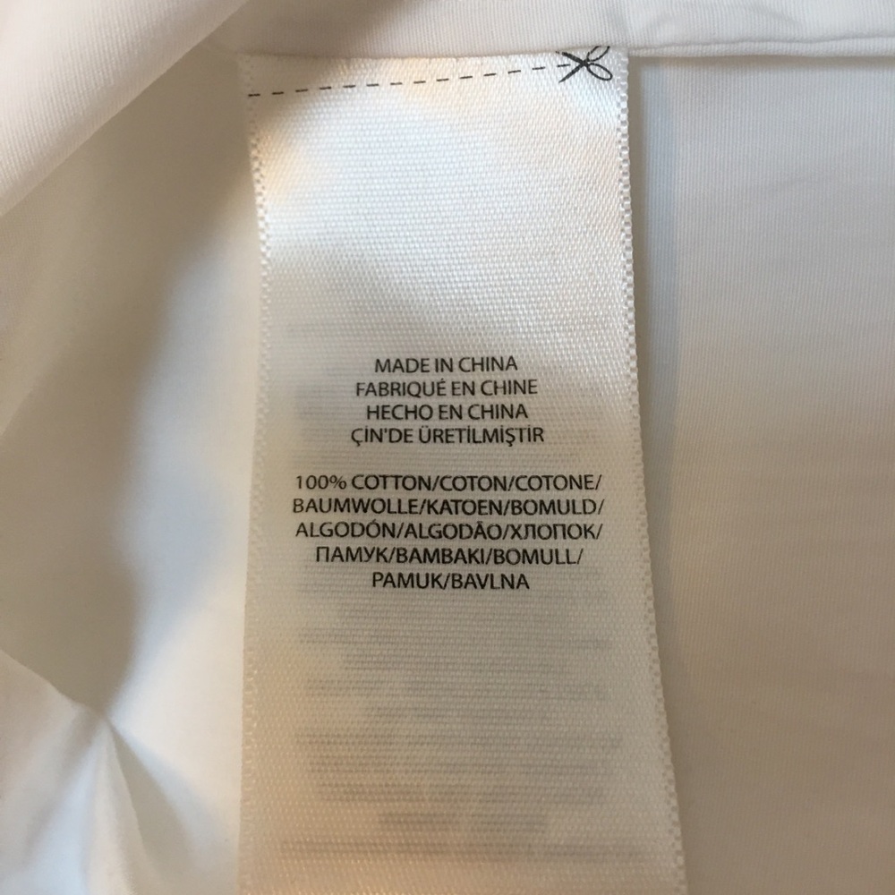 Polo Ralph Lauren bell sleeve top white cotton size 8 - Picture 8 of 8